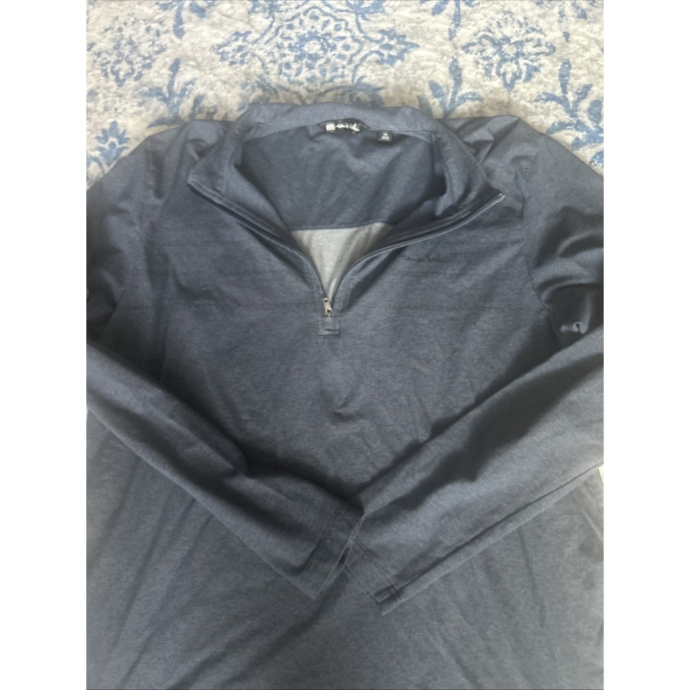 Travis Mathew Sweatshirt Mens 2XL Blue Fleece Pullover Golf No Course Logo